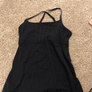 Lululemon spaghetti strap black tank top